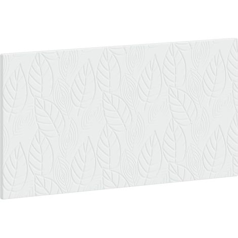 Cabecero montada en la pared DELFT Blanco Madera de ingeniería vidaXL (1/5)