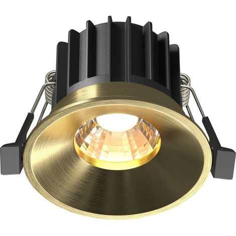 Maytoni Round Faretto da incasso in ottone 3000K 870lm (1/2)