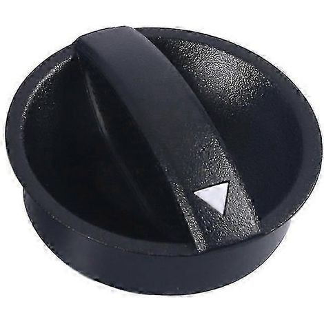 Bouton de commande de climatisation automobile, interrupteur de climatisation (noir) (1 pièce) (1/4)