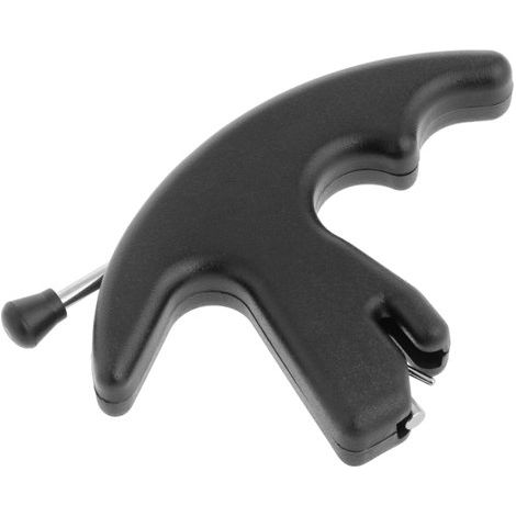 Déclencheur à pouce pour tir à l'arc, compatible avec les arcs à poulies et les arcs classiques, noir. (1/5)