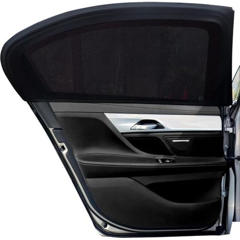 Aiperq 2 Pièces Pare-Soleil Voiture Bébé, pour fenêtre latérale de Voiture, Anti-moustiquaire pour bébé, Protection pour Enfants,pour 98% Toutes Les Voitures(12057CM)
