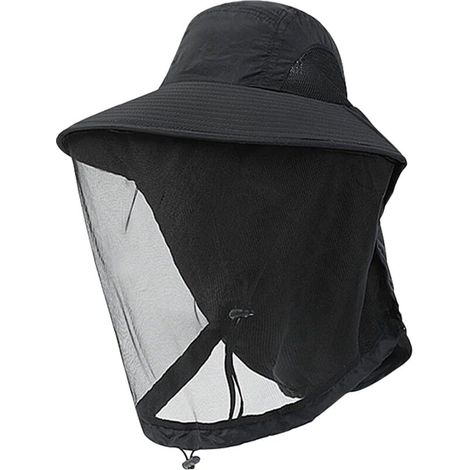 Chapeau de Pêche avec Voile Contre Abeille Moustique Insectes Chapeaux d'Apiculteurs Chapeaux d'Apiculture avec Filet en Maille Chapeau de Soleil pour Apiculture Pêche Jardinage (1/5)