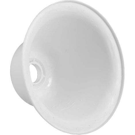 Cache-ventilateur de Plafond Blanc en Plastique, Anti-poussière  Finition Décorative, Montage Simple, pour Plafond et Dortoirs, Trou de 1 Pouce