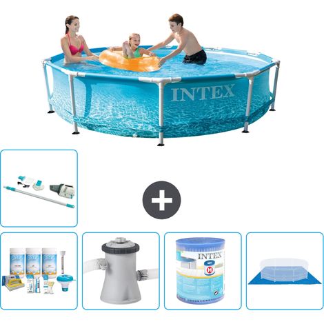 Intex Piscine Tubulaire Ronde - 305x76 cm - 6-pièces S41330 (1/5)