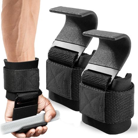 Ganci sollevamento Pesi Imbottitura per il Polso Coppia (1/5)