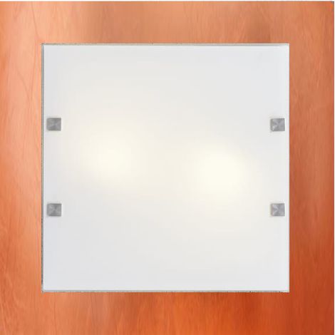 LUMICOM  LEAF Plafoneira, 2X E27, max 42W, metallo/vetro, foglia rame, 40x40cm