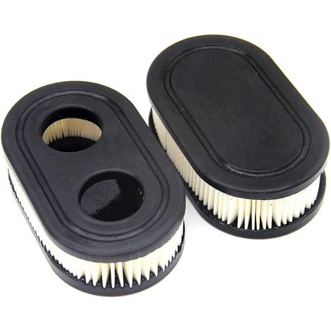 Ensemble de 2 filtres à air pour tondeuse à gazon, remplace les références 594575 et 798452, pour les tondeuses à gazon des séries Briggs & Stratton 650EXI, 675EXI et 675IS. (1/5)