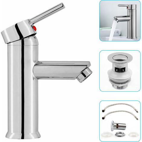 Modern Bathroom Tap Faucet - Alloy Anti-Rust Anti-Sewage Standard Panel Single Pipe Extension for Kitchen Bathroom (1/5)