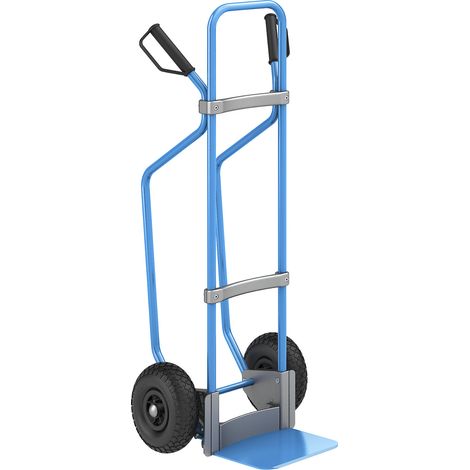 eurokraft pro, Diable avec semelles, bleu, l x p bavette 280 x
