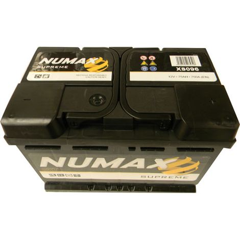 Batterie de démarrage Numax Supreme L3 XS096 12V 75Ah / 750A