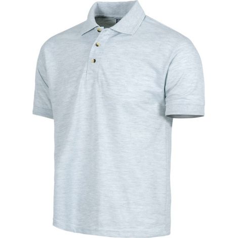 Polo industrial de manga corta y cuello clásico WORKTEAM S6500 XXL Gris