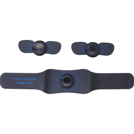 Ceinture de tonification abdominale à microcourant électrique, 6 modes, 9 niveaux d'intensité, ceinture de fitness ABS, équipement d'entraînement pour la maison et le bureau (1/5)