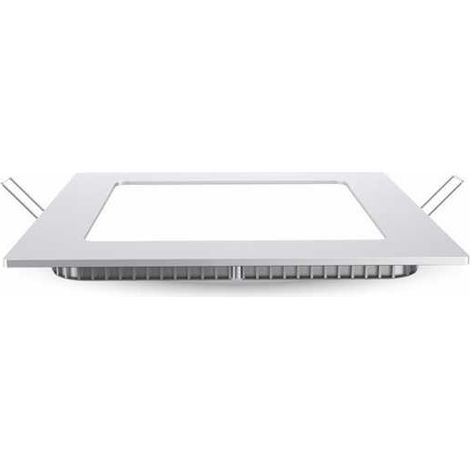V-Tac – Panneau downlight carré LED 18W blanc chaud 3000K – Aluminium + PMMA – Flux lumineux 1350 lm – IP20 – 4869 (1/5)