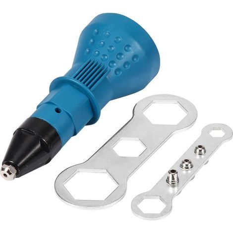 Perceuses à Riveter - Adaptateur de perceuse à Riveter sans Fil Accessoires for Pistolet à Riveter électrique Professionnel Outil d'insertion (1/5)