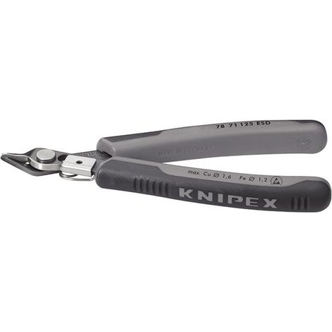 KNIPEX 78 71 125 ESD Electronic Super Knips ESD Mehrko.-Hülle brüniert 125 mm