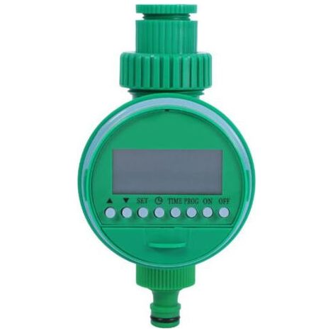 Programmateur arrosage auto jardin, contrôleur irrigation numérique LCD, temporisation pluie, pour robinet jardin, pelouse, jardin et serre (1/5)
