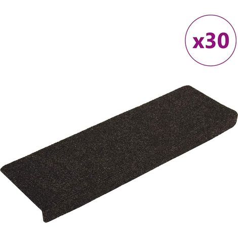 Stufenmatten Selbstklebend 30 Stk. 65x21x4 cm Dunkelbraun Rechteckiger Rand vidaXL (1/5)
