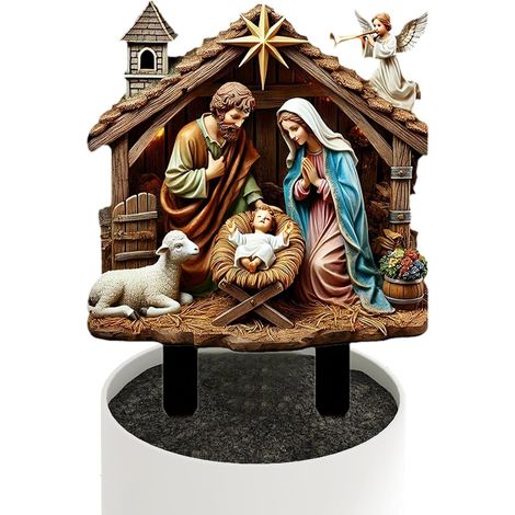 für den Garten aus Acryl für den Weihnachtsgarten heilige