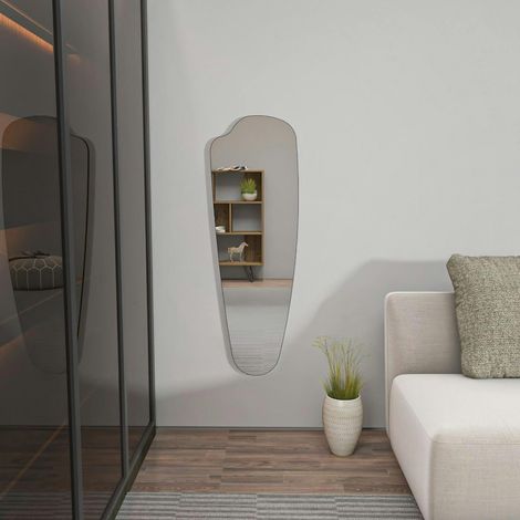 Miroir mural organique 120 cm - chambre, entrée CODY (1/5)