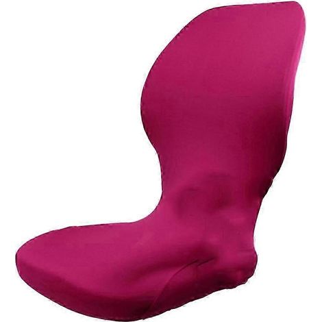 Housse pivotante moderne pour ordinateur et bureau, élastique et anti-massage-Rose Red (1/5)
