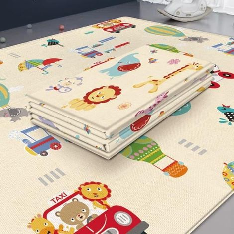 Tapis d\'éveil pliable pour bébé - Marque - Modèle - Thermique en mousse - 180x100x0.6cm-Ywey (1/3)