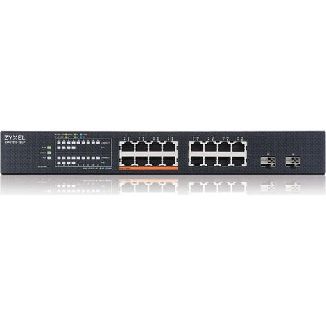 Zyxel XMG1915-18EP Géré L2 2.5G Ethernet (100/1000/2500) Connexion Ethernet, supportant l'alimentation via ce port (PoE)