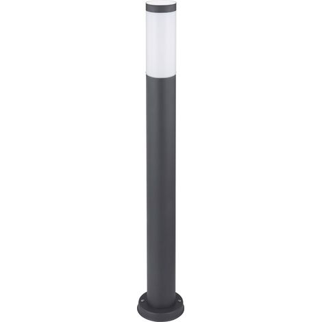 Außen Steh Lampe Garten Weg Beleuchtung Edelstahl Terrassen Stand Leuchte anthrazit Globo 31588A