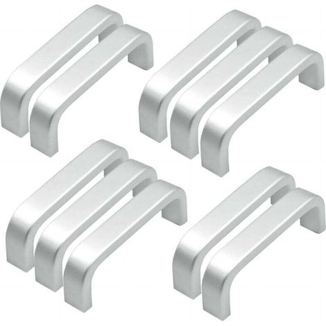 (64 MM), 10pcs Mini Aluminum Kitchen Cabinet Door Handles Cupboard Drawer Bedroom Furniture Pull MUMU (1/4)