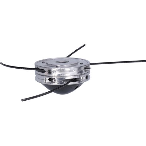 Universal-4-Draht-Fadentrimmerkopf aus Aluminium für 40-cm³-Rasentrimmer mit geradem Schaft (1/5)