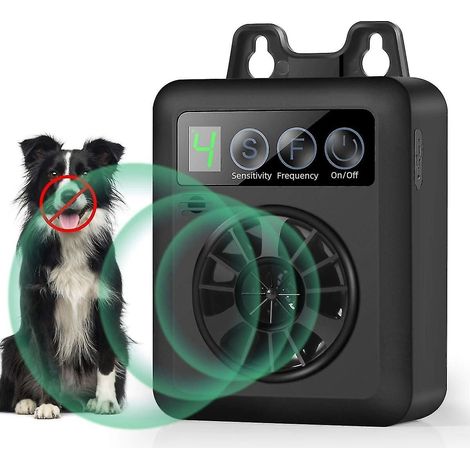Dispositif anti-aboiements, outil de dressage pour chiens utilisant des ultrasons pour dissuader les aboiements. (1/5)