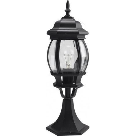FAB 149571009 Sobremuro Exterior Aluminio Caelum 1xe27 Negro 49x16x16 Cm Ip44