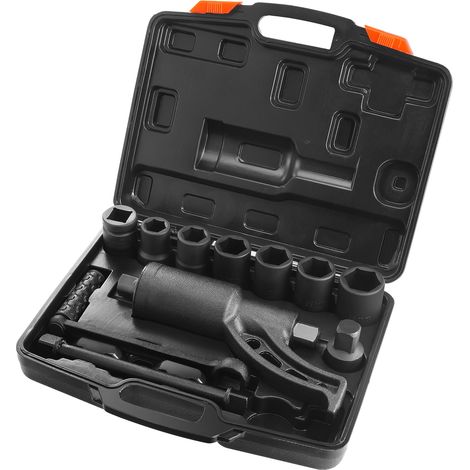 VEVOR Set di Chiave Dinamometrica 25,4 mm Rapporto 1:58 Moltiplicatore di Forza con 8 Bussole, Set Moltiplicatore di Forza Svita Bulloni per la Rimozione dei Dadi per Riparazione Auto Officina Garage (1/4)