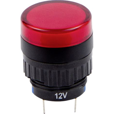 TRU COMPONENTS TC-14131088 Voyant de signalisation LED rouge Rond 12 V (1/5)