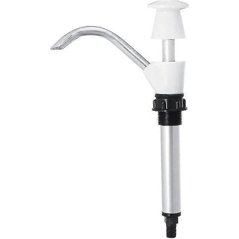 Pompe à eau manuelle double action pour évier, camping-car, caravane ou remorque (2024), outil de remplacement, 1 pièce, blanc (1/5)