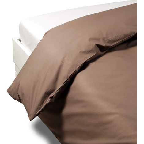 Parure de lit 4 pièces en 100% coton Housse Couette Douce et Elégante, Lavable et Facile d’Entretien Housse de Couette 200x200 et Autres Tailles (1/2)