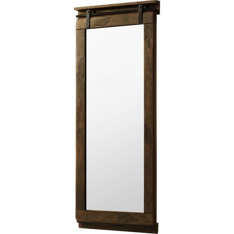 Spiegel Mango 59x6x145 braun lackiert RAILWAY 4010 (1/3)