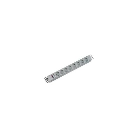 BACHMANN 19" 1,5HE PVC 8xCEE7/3 2,0m CEE7/7, 333.601