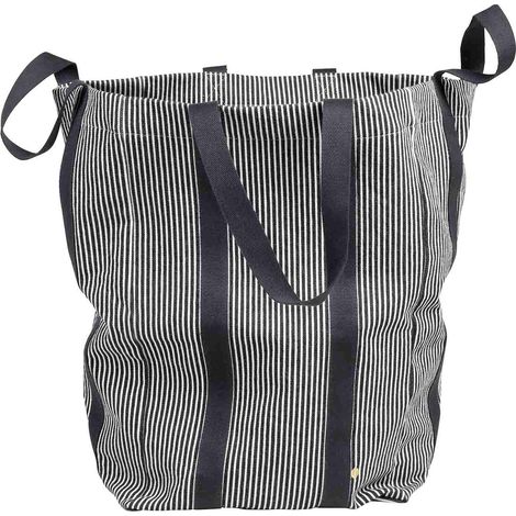 VIVARAISE - Sac maxi Poppins Basile en Coton Bio - Grand cabas quotidien lavable