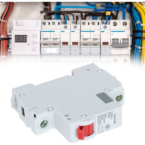 Leitungsschutzschalter DZ47s C10 1P 10 A, DIN-Schienenmontage, Niederspannung 230 V/400 V, Abschaltvermögen 6000 A (1/5)