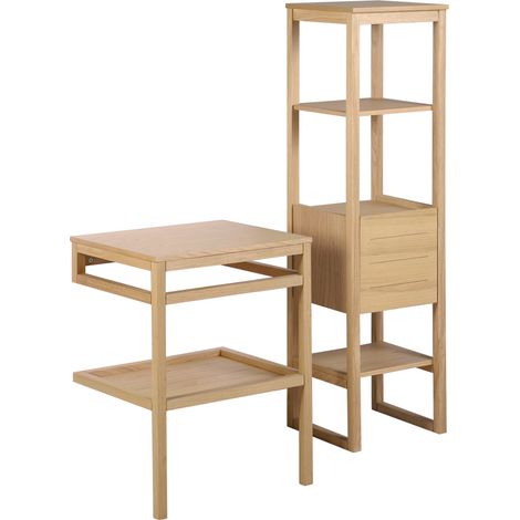 HOPP Mueble de baño de 60 cm con columna