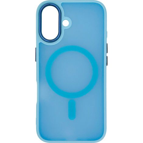 Custodia Magnetic Collection MagSafe per iPhone 16 Plus - azzurra (1/5)