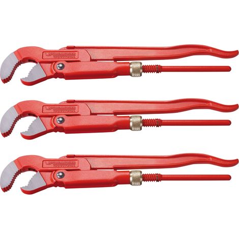 ROTHENBERGER Industrial  Juego de  llaves  de  tubo  en  ángulo  45°  TIPO  S  -  1"/  1½"/  2"