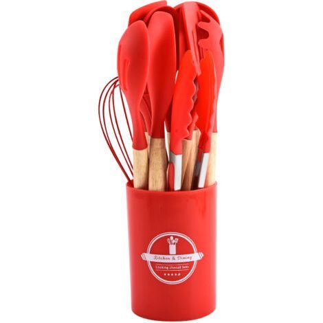 Ensemble de 12 ustensiles de cuisine , rouge (1/5)