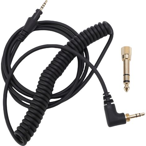 Câble adaptateur 6.35mm pour casque DJ – Compatible HDJ-CUE1BT/HDJ-X5/X7/S7 (1/5)