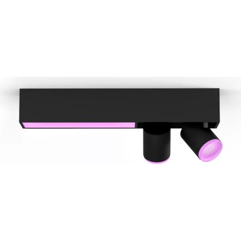 Deckenleuchte mit bluetooth philips hue centris 2x5.7w + 11w 2000-6500k schwarz - 31831100 (1/5)