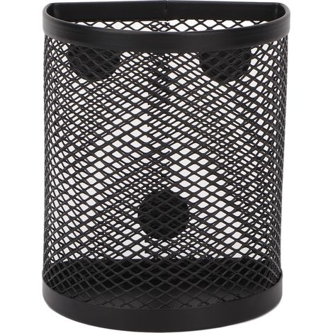 Porte-crayons magnétique demi-cercle en métal robuste, organiseur de casier aimanté polyvalent pour maison, bureau et salle de classe (1/5)
