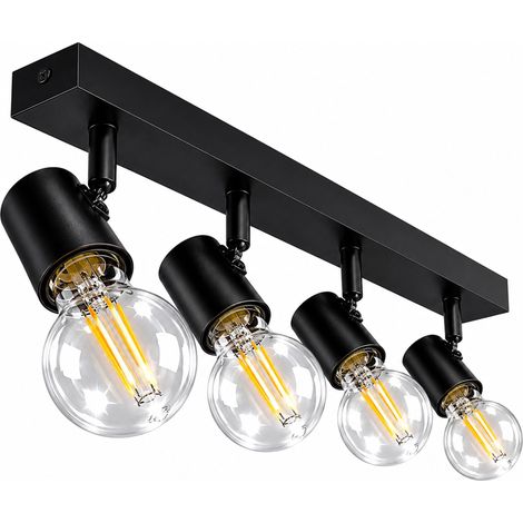Deckenleuchte SPOT TUBA Reflektor Halogenleuchte 4x E27 GLASA LUMILED (1/5)
