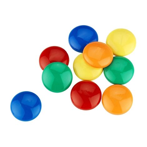 magneti ø 30 mm. colori assortiti 10 pz. (1/2)