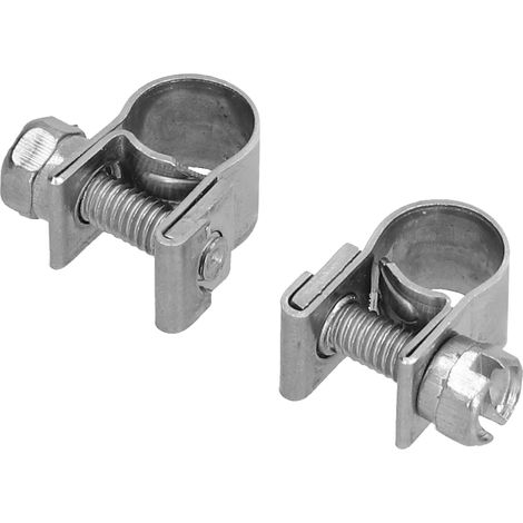 Mini-collier de serrage en acier inoxydable 304, résistant à la corrosion et à la rouille, pour tuyau d'arrosage puissant de 9 à 11 mm. (1/5)
