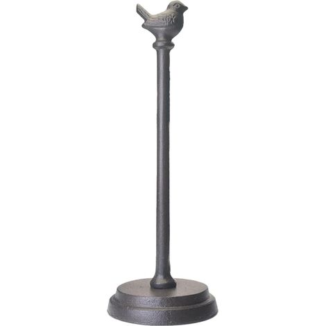 Porte-essuie-tout en fer Veemoon, design moulé, oiseau simple (1/5)